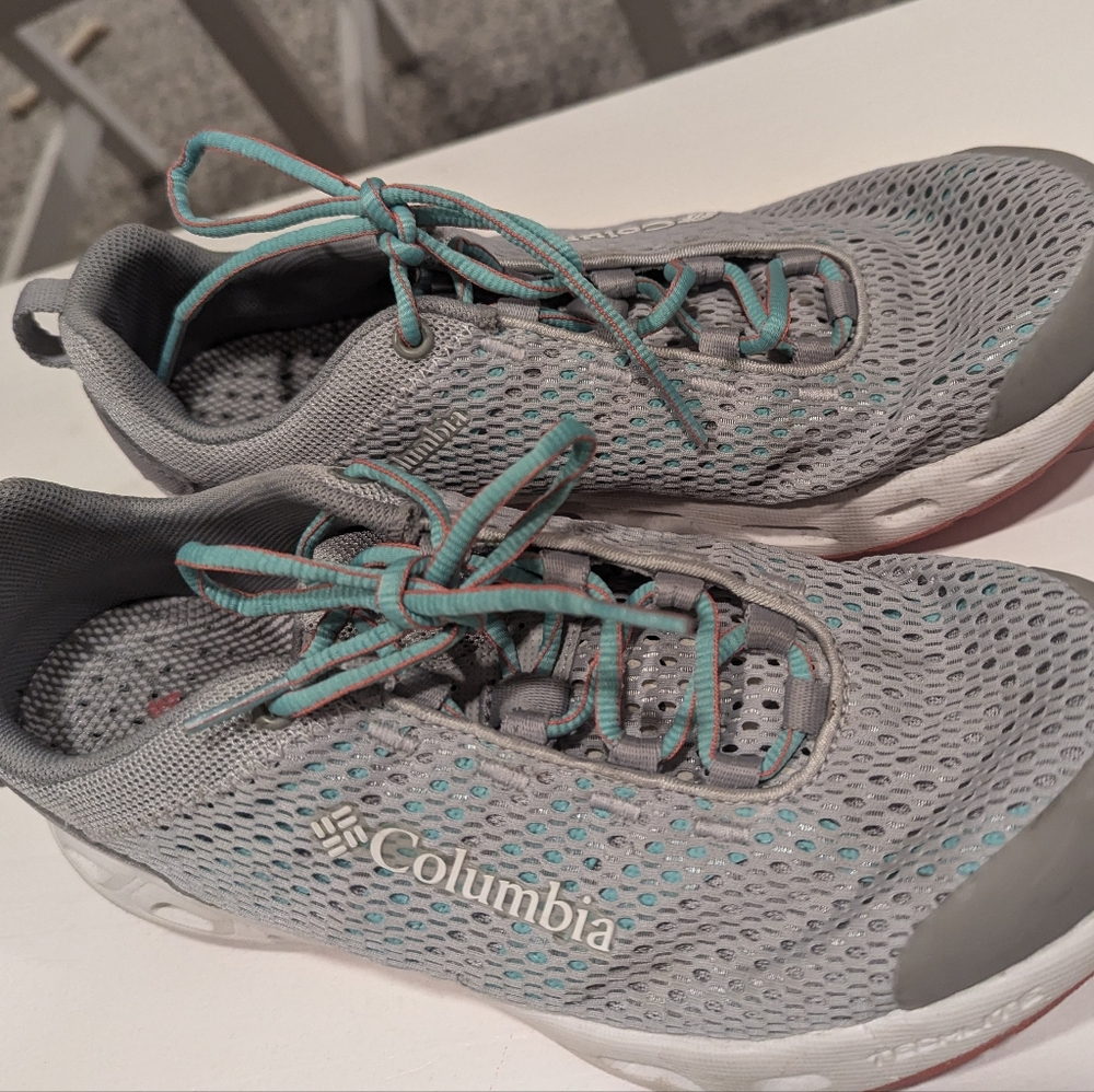 Columbia Womens Havasu Falls Running Shoes Gray Low Top Lace Up 10